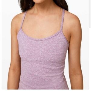 Lululemon Power Y Tank *Luon Heathered Jubilee
